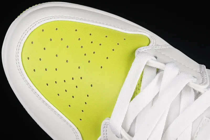 All Categories Air Jordan Jordan Series Basketball Shoes Air Jordan 1 Mid Air Jordan 1 Mid "White Lime" AJ1 Joe 1 Green Lime China Basketball Shoes BQ6472-131
